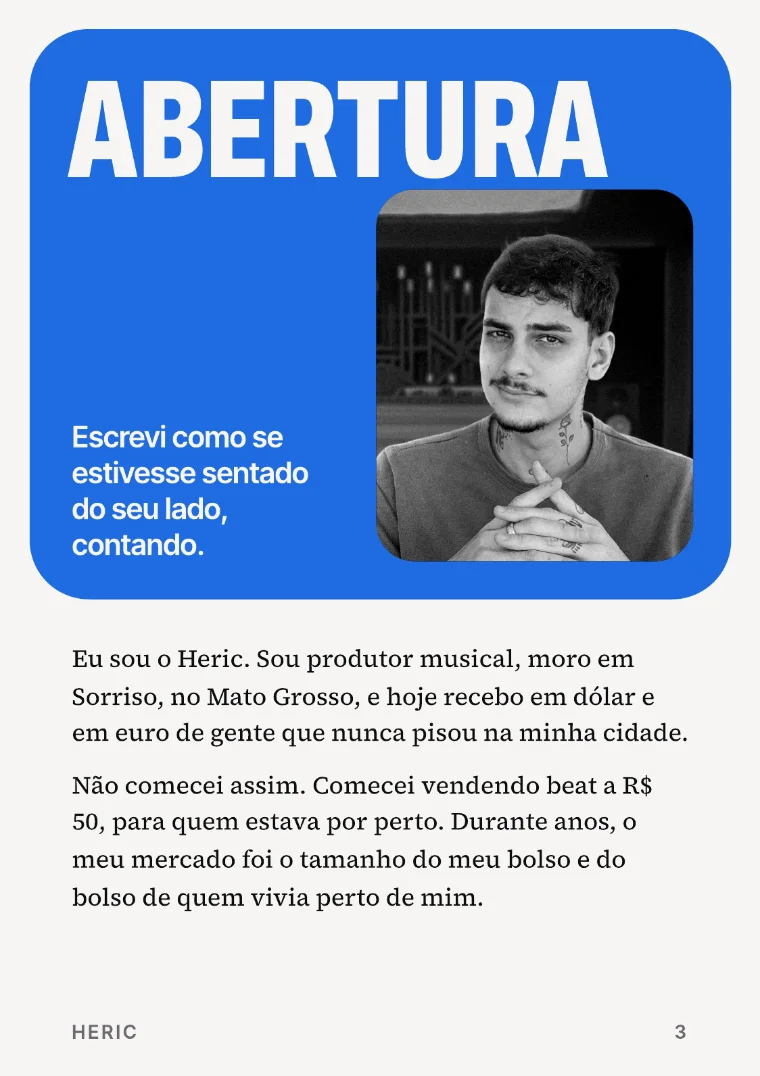 Página de abertura do livro