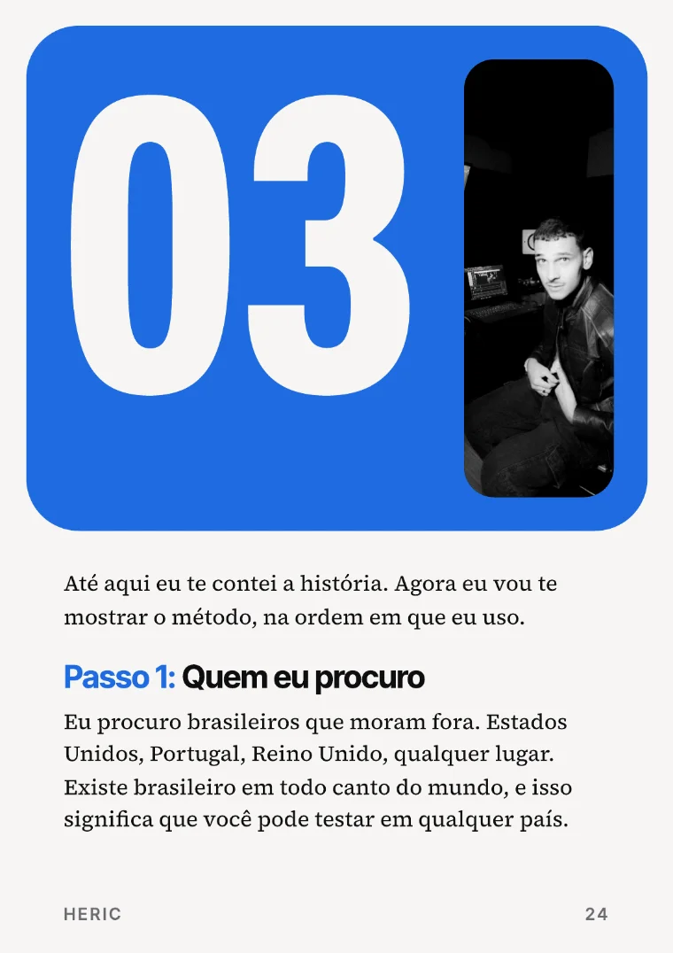 Página do capítulo 03, Passo 1